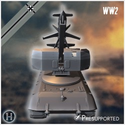 E-100 mit Raketenwerfer (R1 Rakete)... - STL 3D | Hartolia Miniatures