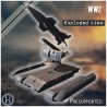 E-100 mit Raketenwerfer (V4 Rakete)... - STL 3D | Hartolia Miniatures