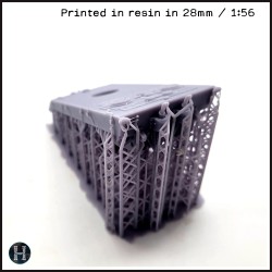 E-100 mit Raketenwerfer (V4 Rakete)... - STL 3D | Hartolia Miniatures