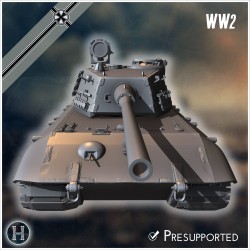 E-100 Ausf.K Entwicklung - Fichier STL 3D | Hartolia Miniatures