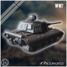 E-100 Ausf.K Entwicklung - Fichier STL 3D | Hartolia Miniatures