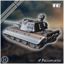 E-100 Ausf.K Entwicklung - Fichier STL 3D | Hartolia Miniatures