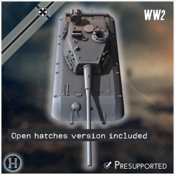 E-100 Ausf.K Entwicklung - Fichier STL 3D | Hartolia Miniatures