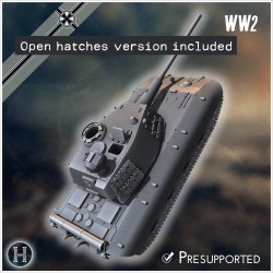E-100 Ausf.K Entwicklung - Fichier STL 3D | Hartolia Miniatures
