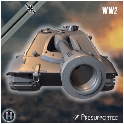 Jagdpanzer E-100 (with low profile)... - 3D STL | Hartolia Miniatures