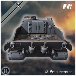 Jagdpanzer E-100 (avec profil bas)... - STL 3D | Hartolia Miniatures
