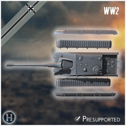 Jagdpanzer E-100 (avec profil bas)... - STL 3D | Hartolia Miniatures