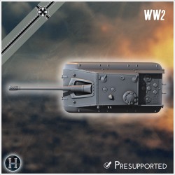 Jagdpanzer E-100 (avec profil bas)... - STL 3D | Hartolia Miniatures