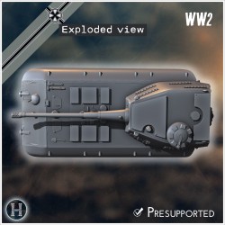 E-100 Ausf. B. "Raubtier" Entwicklung - STL 3D | Hartolia Miniatures
