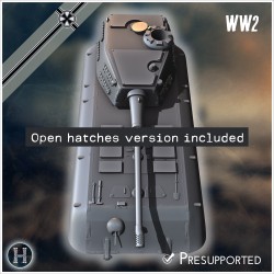 E-100 Ausf. B. "Raubtier" Entwicklung - STL 3D | Hartolia Miniatures