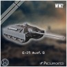 E-25 Ausf. B Entwicklung light tank - 3D STL | Hartolia Miniatures