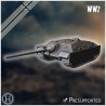 E-25 Ausf. B Entwicklung light tank - 3D STL | Hartolia Miniatures