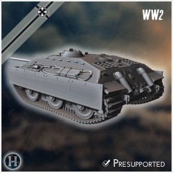 E-25 Ausf. B Entwicklung light tank - 3D STL | Hartolia Miniatures