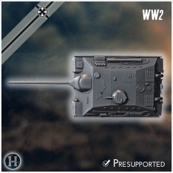E-25 Ausf. B Entwicklung light tank - 3D STL | Hartolia Miniatures