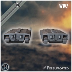 E-10 Hetzer 2 Entwicklung - Fichier STL 3D | Hartolia Miniatures