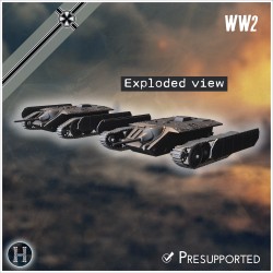 E-10 Hetzer 2 II Entwicklung light... - 3D STL | Hartolia Miniatures