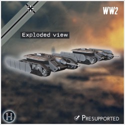 E-10 Hetzer 2 II Entwicklung light... - 3D STL | Hartolia Miniatures