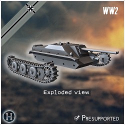 E-5 Panzerkleinzerstörer Rutscher... - STL 3D | Hartolia Miniatures