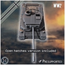 VK 45.01 (P) prototype Tiger - Fichier STL 3D | Hartolia Miniatures