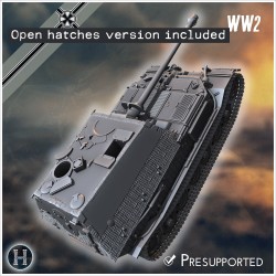 Chasseur de chars Tiger (P)... - STL 3D | Hartolia Miniatures