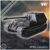 Chasseur de chars Tiger (P)... - STL 3D | Hartolia Miniatures