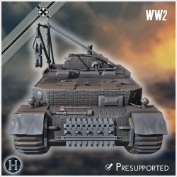 Bergepanzer Tiger (P) - Fichier STL 3D | Hartolia Miniatures