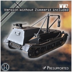 Bergepanzer Tiger (P) - Fichier STL 3D | Hartolia Miniatures