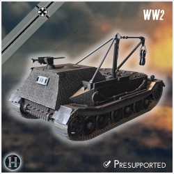 Bergepanzer Tiger (P) - Fichier STL 3D | Hartolia Miniatures