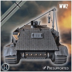 Bergepanzer Tiger (P) - Fichier STL 3D | Hartolia Miniatures