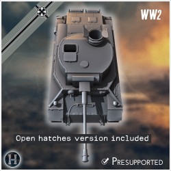 VK 30.01 (P) medium tank - 3D STL File | Hartolia Miniatures