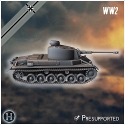 VK 30.01 (P) medium tank - 3D STL File | Hartolia Miniatures