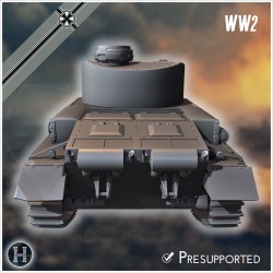 VK 30.01 (P) medium tank - 3D STL File | Hartolia Miniatures