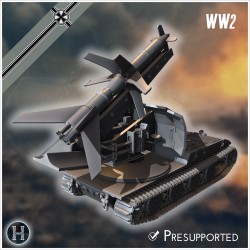 E-100 mit Raketenwerfer (R1 Rakete,... - STL 3D | Hartolia Miniatures