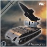 E-100 mit Raketenwerfer (V4 Rakete,... - STL 3D | Hartolia Miniatures