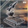 E-100 mit Raketenwerfer (V4 Rakete,... - STL 3D | Hartolia Miniatures