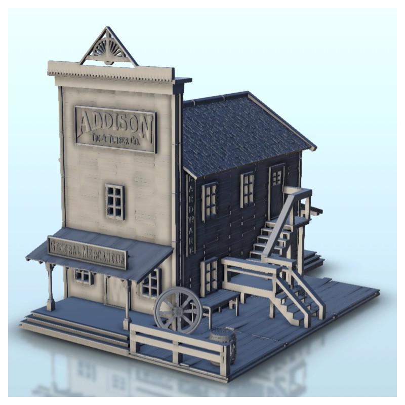 Wild West general mercantile building |  | Hartolia miniatures