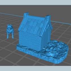 Chien de garde - Fichier STL 3D Médiéval | Hartolia Miniatures