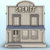 Wild West sheriff's office building |  | Hartolia miniatures