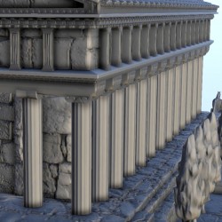 Greek temple with trees 3