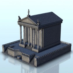 Temple with ballustrades 8