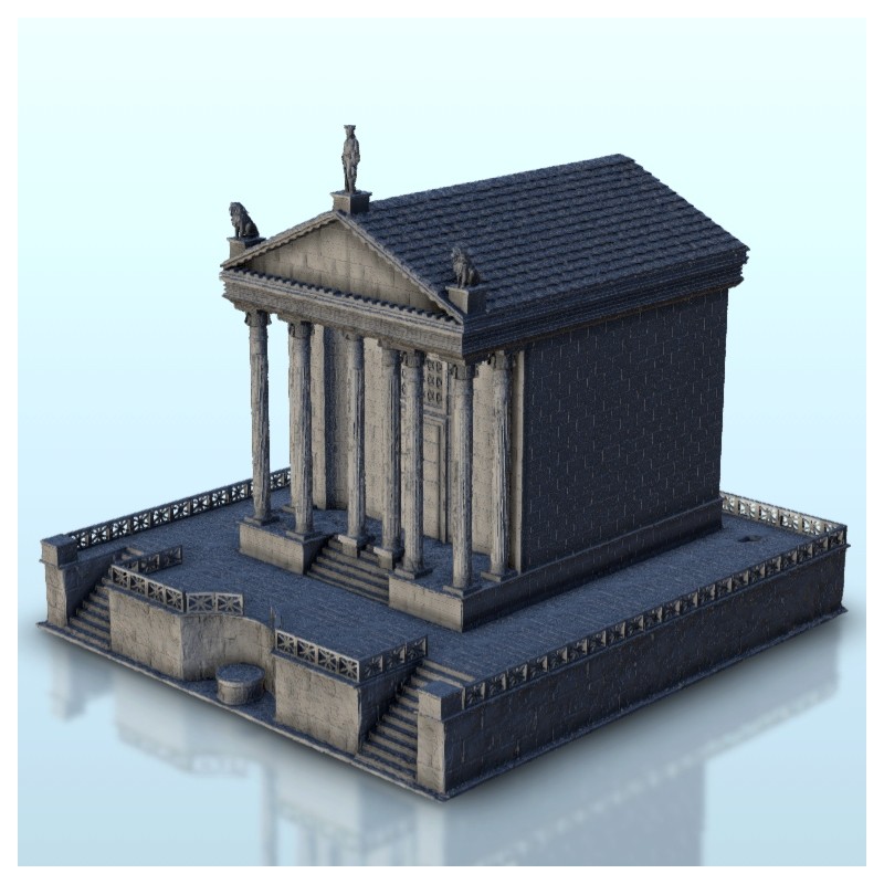 Temple with ballustrades 8 |  | Hartolia miniatures