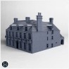 Bâtiment à deux étages avec des... - STL 3D | Hartolia Miniatures