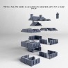 Bâtiment à deux étages avec des... - STL 3D | Hartolia Miniatures