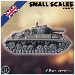 Valentine Mk. II char d'infanterie... - STL 3D | Hartolia Miniatures