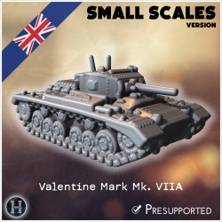 Valentine Mk. VIIA char... - STL 3D | Hartolia Miniatures