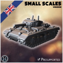 Valentine Mk. VIIA char... - STL 3D | Hartolia Miniatures
