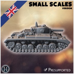 Valentine Mk. VIIA char... - STL 3D | Hartolia Miniatures