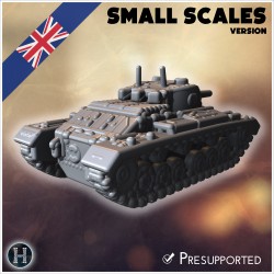 Valentine Mk. VIIA char... - STL 3D | Hartolia Miniatures