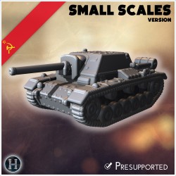 Su-76i 76mm SPG (small scales version) - 3D STL | Hartolia Miniatures