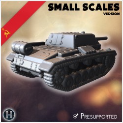 Su-76i 76mm SPG (small scales version) - 3D STL | Hartolia Miniatures
